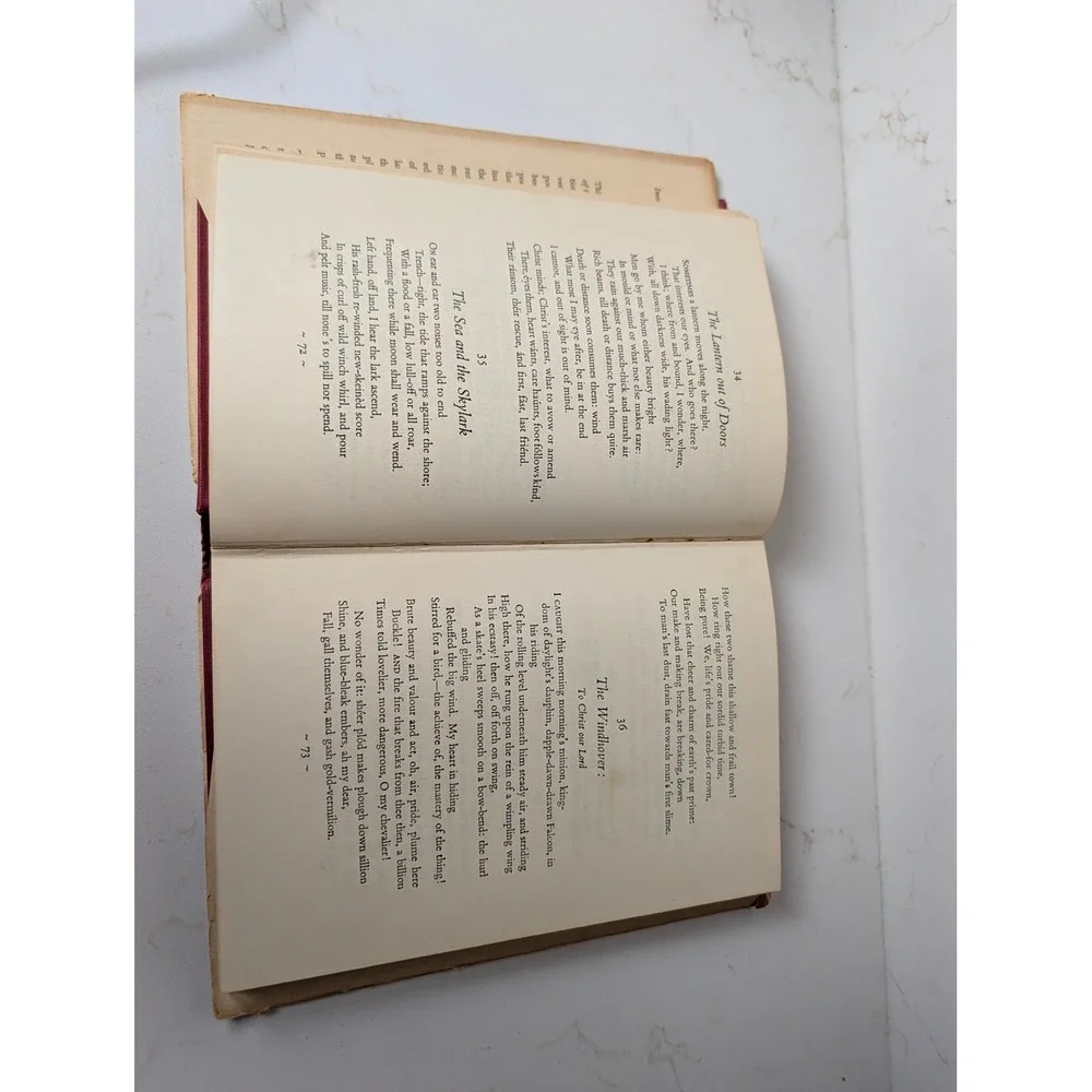 Poems of Gerard Manley Hopkins 1965 Oxford University Press Hardcover DJ